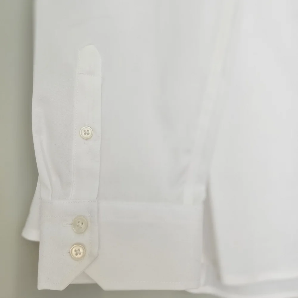 Talbots Women's White Button-Down Shirt - Classic Collar - Picture 5 of 7